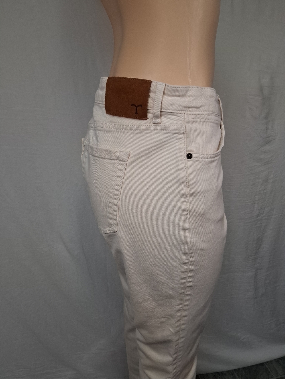 Tecovas Cream Straight-Leg Jeans Size 31 - Picture 7 of 16